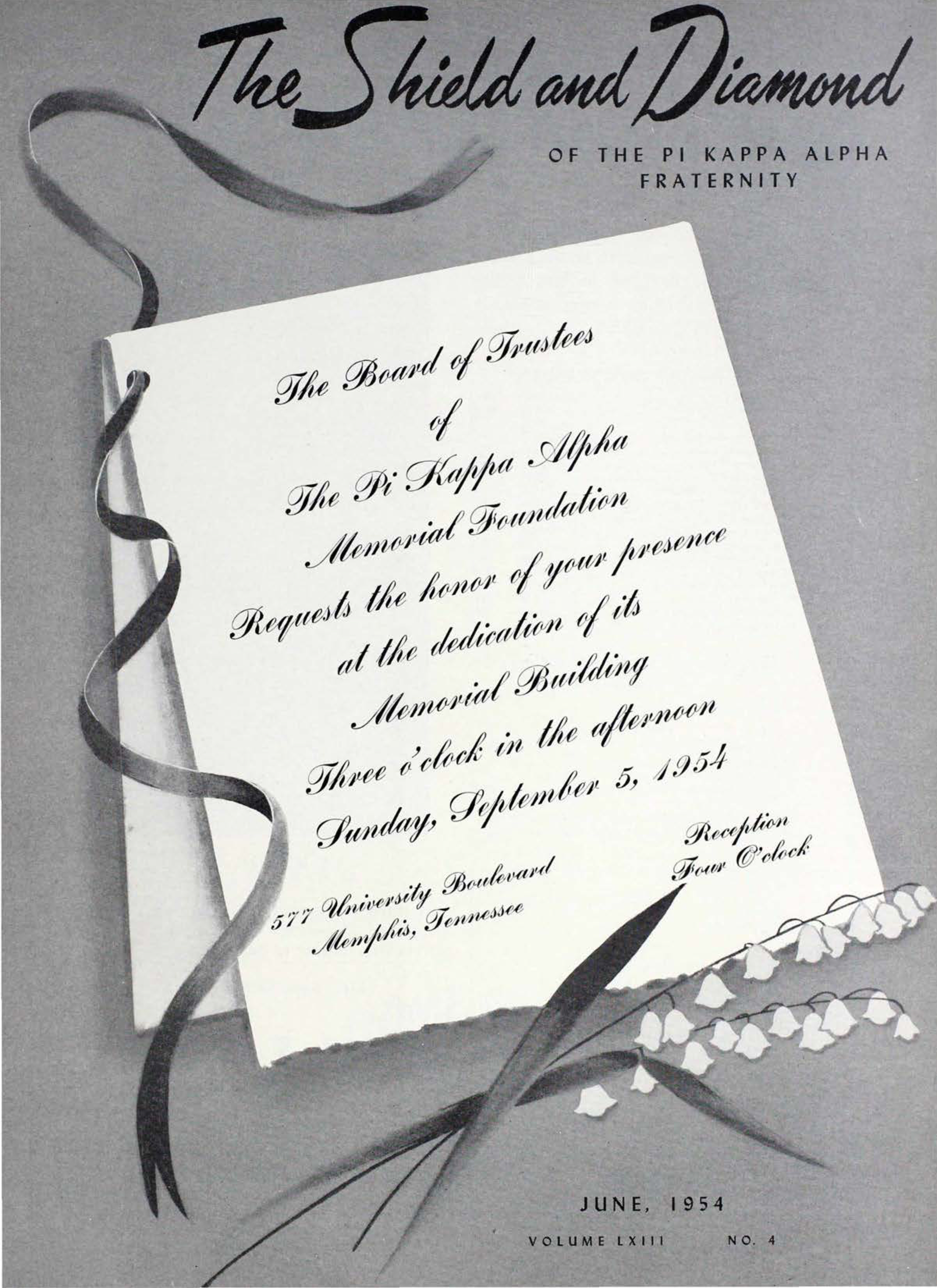 Shield and Diamond, Vol. 63, No. 4, June 1954